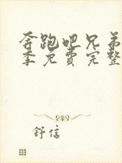 奔跑吧兄弟第十季免费完整版封面