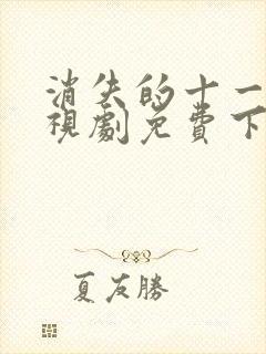 消失的十一层电视剧免费下载观看