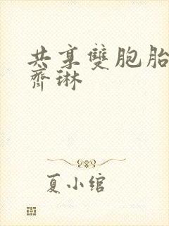 共享双胞胎齐娜齐琳