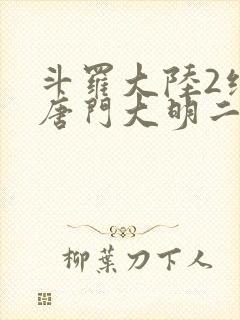 斗罗大陆2绝世唐门大明二明