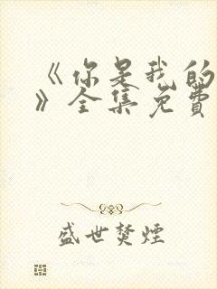 《你是我的荣耀》全集免费观看