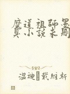 魔道祖师墨香铜臭小说未删版全文封面