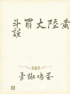 斗罗大陆黄化小说