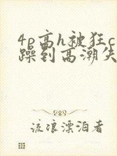 4p高h被狂c躁到高潮失禁