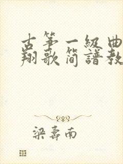 古筝一级曲目凤翔歌简谱教唱