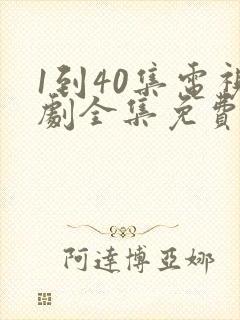 1到40集电视剧全集免费观看高清