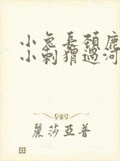 小兔长颈鹿大象小刺猬过河的看图写话