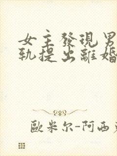 女主发现男主出轨提出离婚的小说