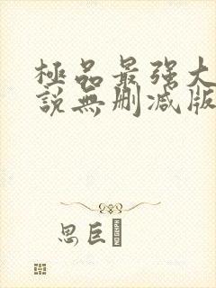 极品最强大少小说无删减版