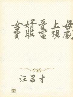 女婿爱上母娘免费版电视剧