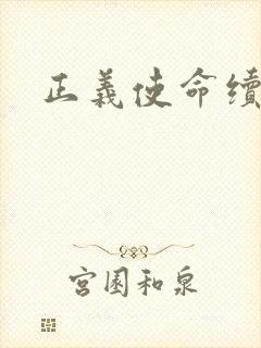 正义使命续集封面