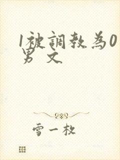 1被调教为0男男 文封面