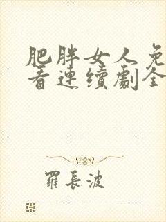 肥胖女人免费观看连续剧全集封面