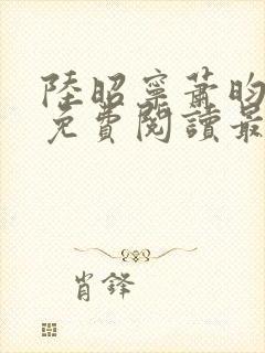 陆昭宁萧昀全文免费阅读最新章节