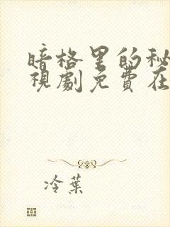 暗格里的秘密电视剧免费在线观看