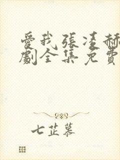 爱我张凌赫电视剧全集免费观看