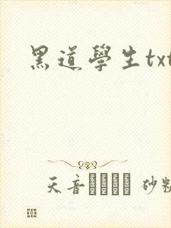 黑道学生txt封面