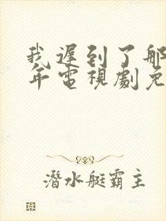 我迟到了那么多年电视剧免费