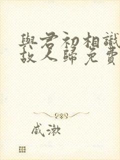 与君初相识犹如故人归免费观看全集