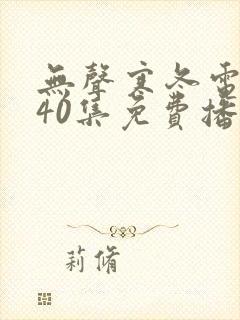 无声寒冬电视剧40集免费播放在线观看封面