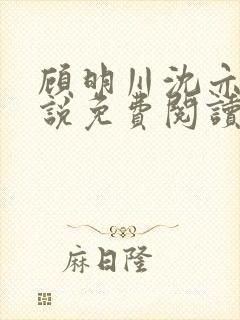 顾明川沈亦瑶小说免费阅读最新章节封面