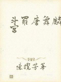 斗罗唐舞麟的后宫封面