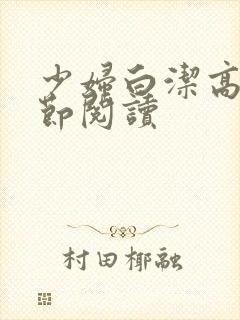 少妇白洁高义章节阅读封面