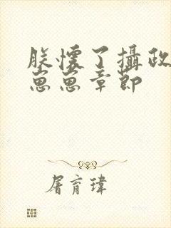 朕怀了摄政王的崽崽章节