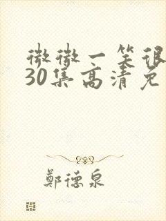 微微一笑很倾城30集高清免费观看