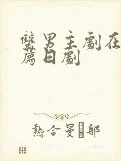 双男主剧在线推荐日剧