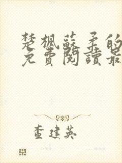 楚枫苏柔的小说免费阅读最新