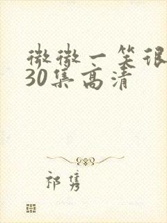 微微一笑很倾城30集高清封面