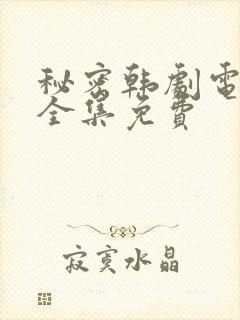 秘密韩剧电视剧全集免费