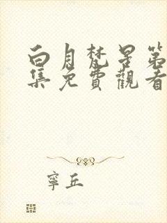 白月梵星第十一集免费观看完整版