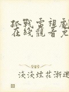 孤战电视剧全集在线观看免费高清