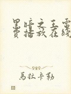 黑暗之王电影免费播放在线观看封面