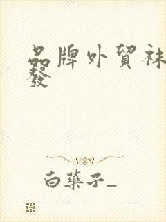 品牌外贸袜子批发