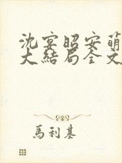 沈宴昭安萌后续大结局全文