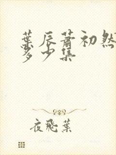 叶辰萧初然总共多少集