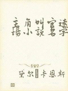 主角叫官远的官场小说名字