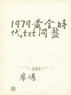 1979黄金时代txt网盘