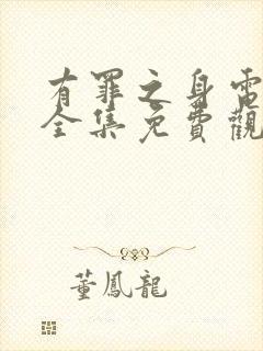 有罪之身电视剧全集免费观看高清封面