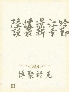 陆怀璟江吟晚小说最新章节内容封面