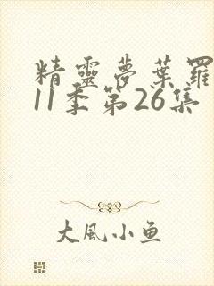 精灵梦叶罗丽第11季第26集