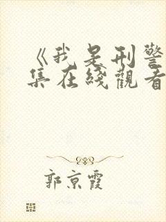 《我是刑警》全集在线观看电视剧