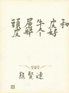 头层牛皮和植鞣皮哪个好封面