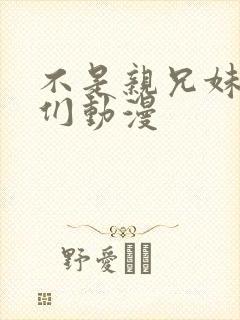 不是亲兄妹的我们动漫