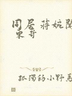 同居 蒋婉闻烬 东哥封面