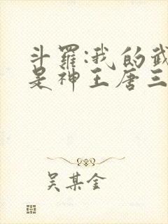 斗罗:我的武魂是神王唐三