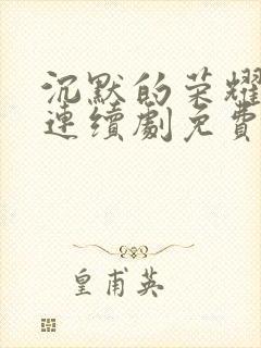 沉默的荣耀电视连续剧免费观看全集